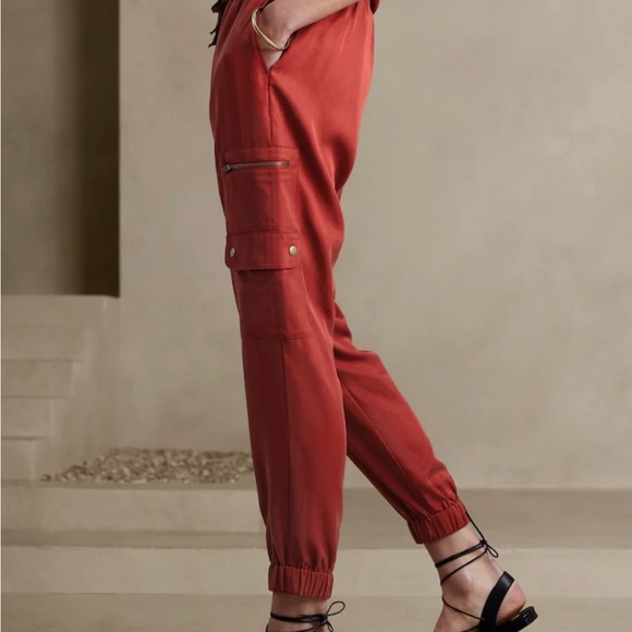 Banana Republic Factory Tencel Cargo Jogger - Picture 2 of 7